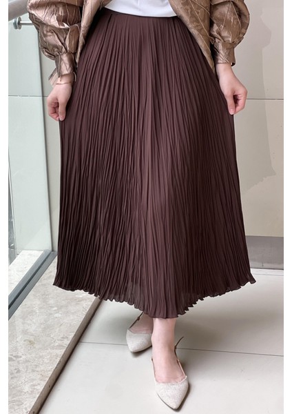 5432 Şifon Kırıştırma Etek