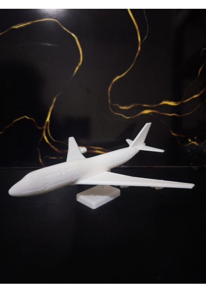 Uçak Yolcu Uçağı 3D Baskı Demonte Kendin Boya Hobi Oyuncak