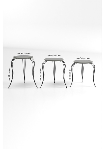 Zigon Sehpa Lükens Çift Gold Antrasit Ceviz modelleri