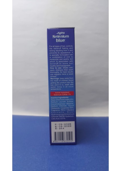 Selenium Blue Dengeli Kepek ve Kuru Saç Derisi Karşıtı Şampuan – 125 G