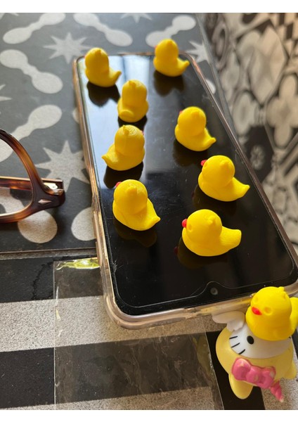 Mini Sarı Civciv Dekor Figürleri – 10’lu Set | 2 cm | Minyatür Hobi ve Dekor indirimleri