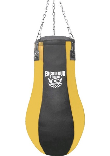 Proline Salon Tipi Armut Şekilli Boks Torbası Sarı Siyah