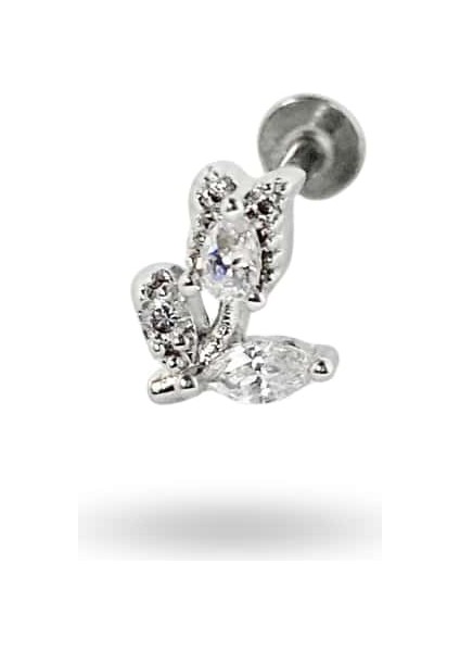 Cerrahi Çelik Taşlı Lale Piercing fiyatları