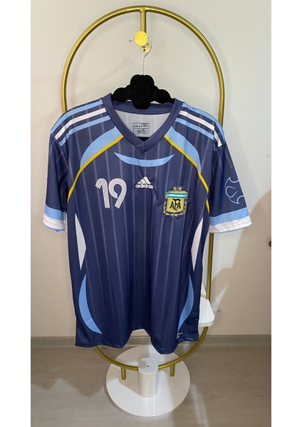 Messi 19 Arjantin Nostalji Forması 2006 Tshırt