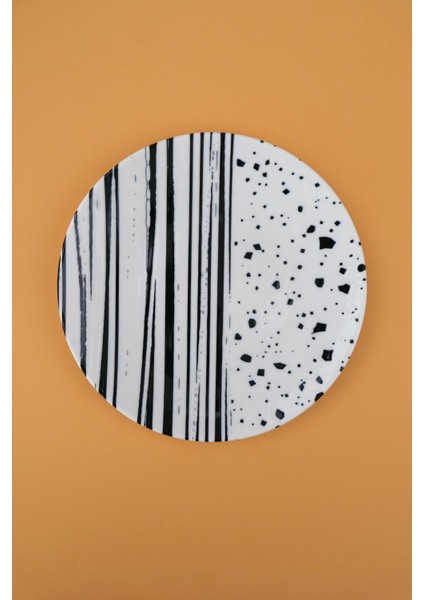 Porselen Sidereal Kahvaltı ve Ikram Takımı 6 Kişilik 14 Parça