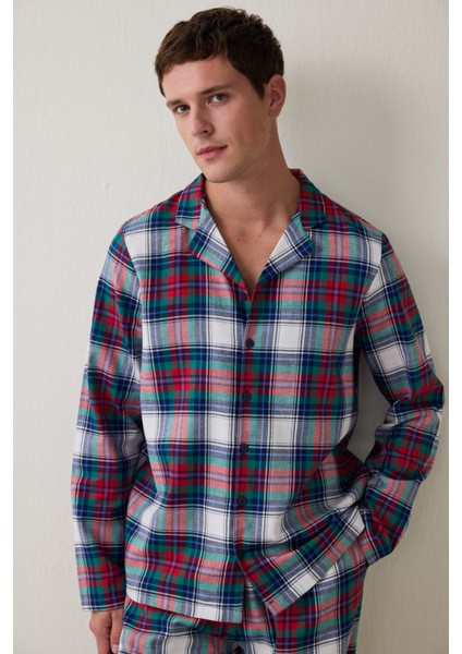 Ekoseli Light Erkek Uzun Kollu Gömlek Pijama Takımı fiyatları