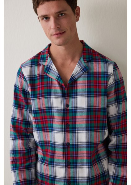 Ekoseli Light Erkek Uzun Kollu Gömlek Pijama Takımı indirimleri