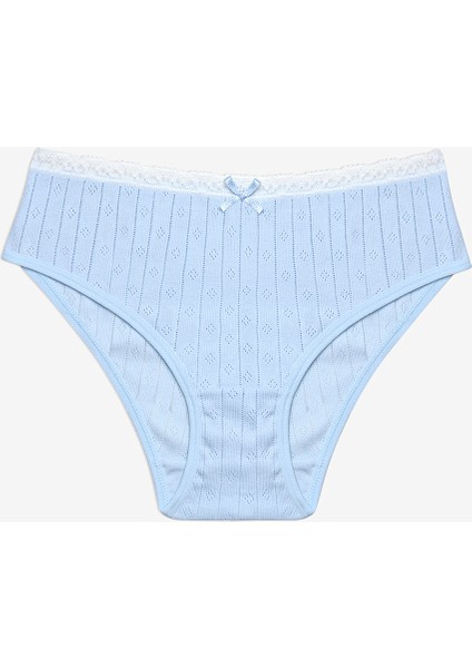 Kız Çocuk Flowers Point 5li Çok Renkli Slip Külot