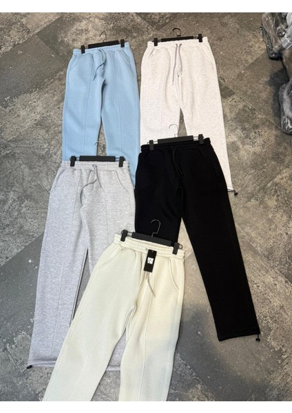 Premium Rahatlık: Ekru Oversize Dikiş Detaylı Jogger Eşofman Altı indirimleri