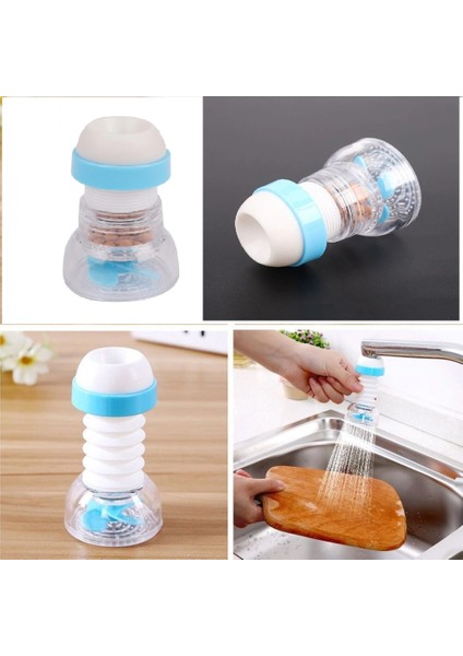 360 Derece Dönen Musluk Başlığı - Pervaneli Boncuklu Sıçratmaz Musluk Aparatı modelleri