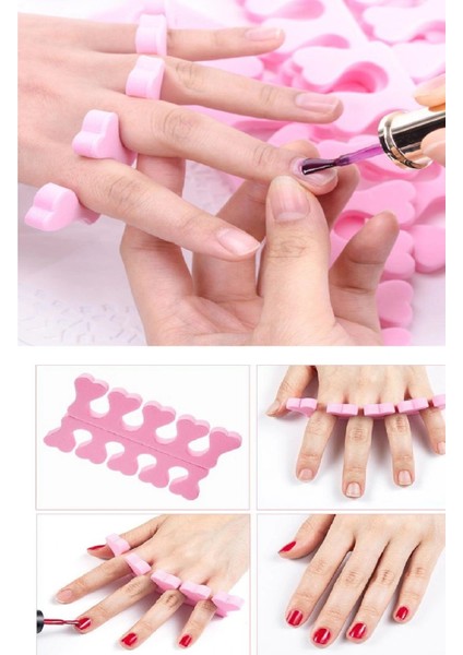 5 Adet Pedikür El Ayak Parmak Ayırıcı Tırnak Boyama Yumuşak Köpük Ayak Sedye modelleri