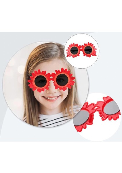 Kırmızı Renk Şekilli Parti Gözlüğü 18X10 cm fiyatları