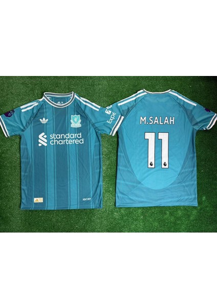 M.salah 11 Forma Lıverpool Turkuaz Tshırt
