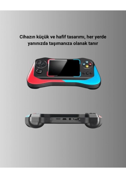 3.5 Inç Ekranlı Klasik Oyun Konsolu – 500 Dahili Oyun indirimleri