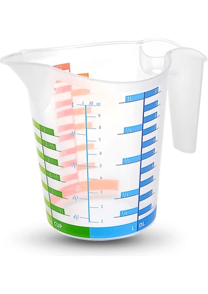 Ölçü Kabı Dereceli Renkli 1000 ml