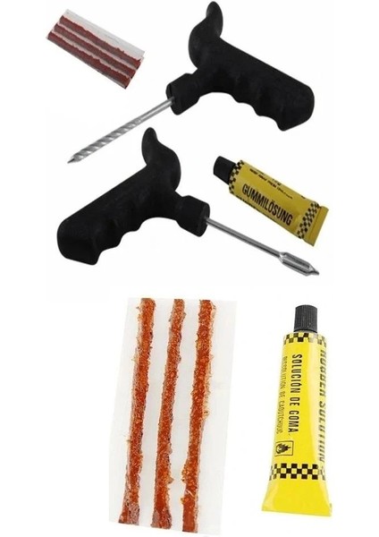 6 Parça Araba Motosiklet Otomobil Bisiklet Lastik Tamir Kiti Araç Seti indirimleri