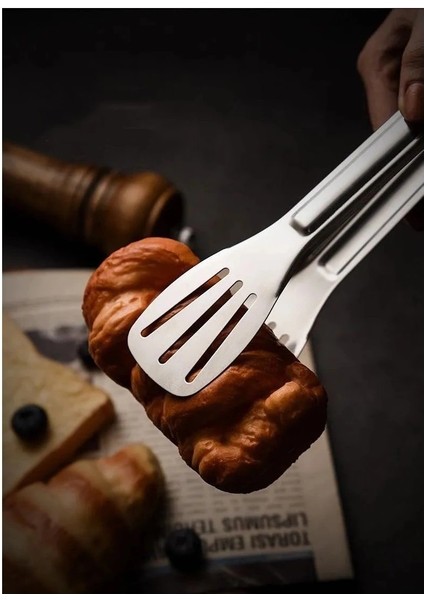 Maşa Paslanmaz Barbekü Maşası - 25 cm Mutfak Ekmek Maşası indirimleri