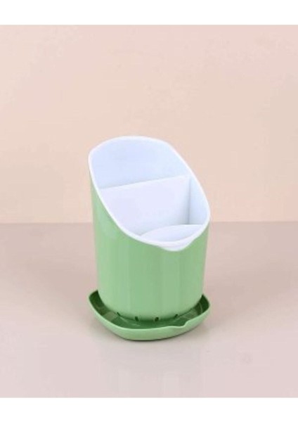 Çok Renkli Tezgah Üstü Akıllı Kaşıklık ve Kurutmalık, Ayrılabilir ve Pratik Tasarım