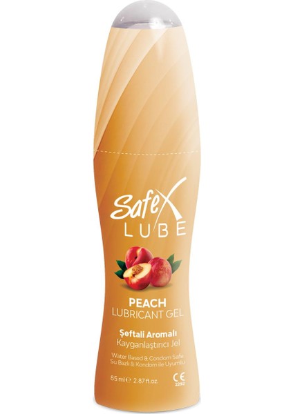 Safex Lube Kayganlaştırıcı Jel Şeftali 85 Ml.