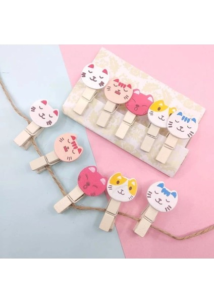 Ipli Mandallı Kedili Fotoğraf Albümü Kedi Kafası Şekilli Mandal fiyatları