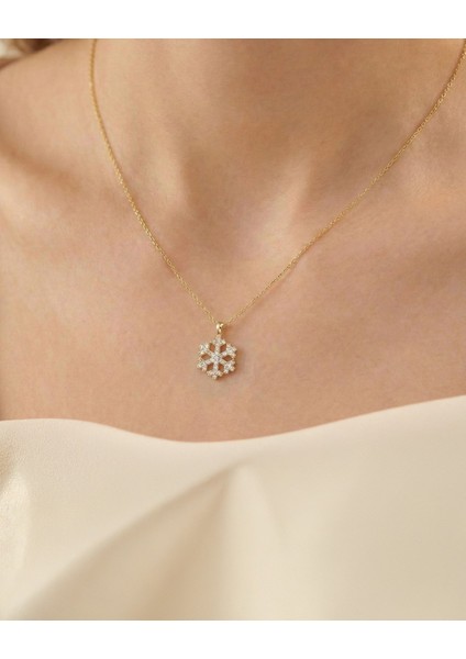 Kar Tanesi 14 Ayar Altın Kolye fiyatları