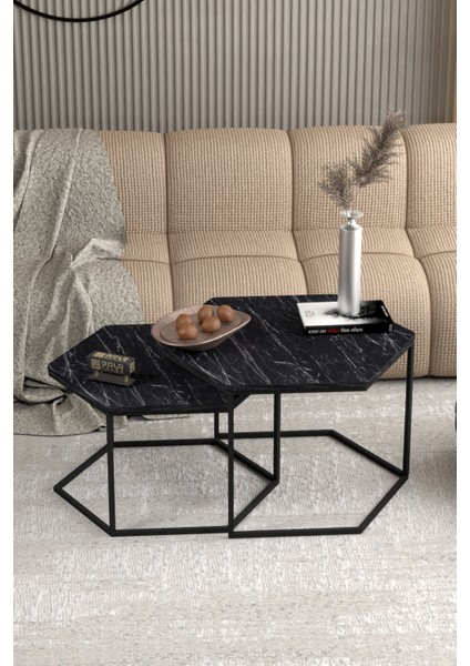 Orta Sehpa Altıgen İkili Lüx Bendir fırsatları