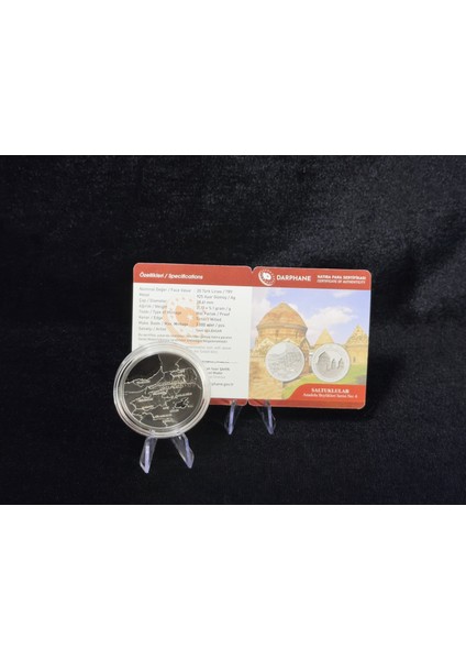 Saltuklular – Anadolu Beylikleri Serisi No:4 Gümüş Sikke Hatıra Para (925 Ayar, Proof) fiyatları