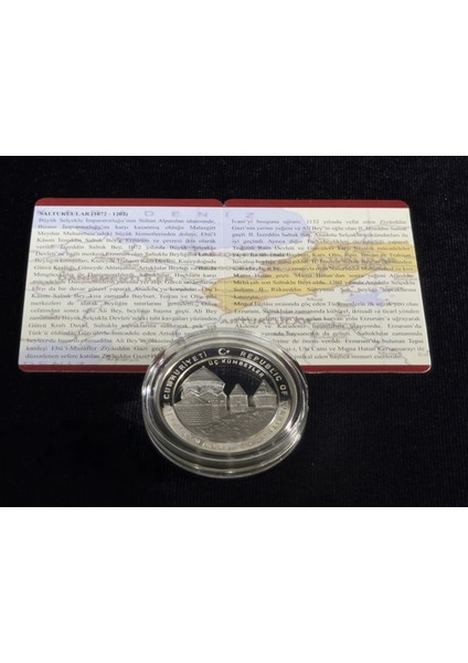 Saltuklular – Anadolu Beylikleri Serisi No:4 Gümüş Sikke Hatıra Para (925 Ayar, Proof)