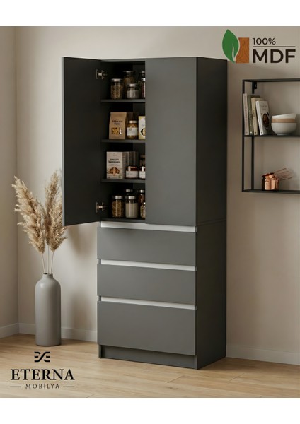 Çekmeceli Çok Amaçlı Dolap | Mutfak Dolabı | Kiler Dolabı | Erzak Dolabı modelleri