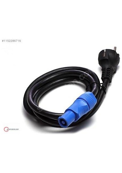 Powercon 220V Kablo 3 Metre 3x1.5 mm