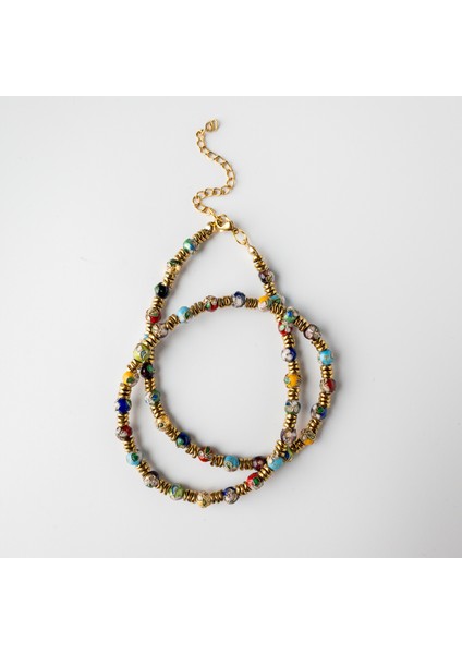 Serin – Cloisonné Boncuk & Hematit Kolye