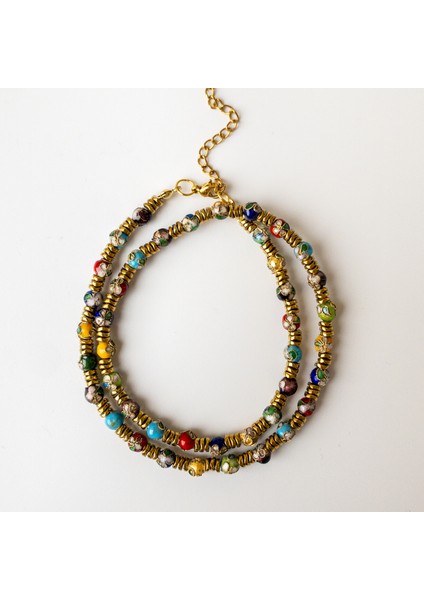 Serin – Cloisonné Boncuk & Hematit Kolye fırsatları