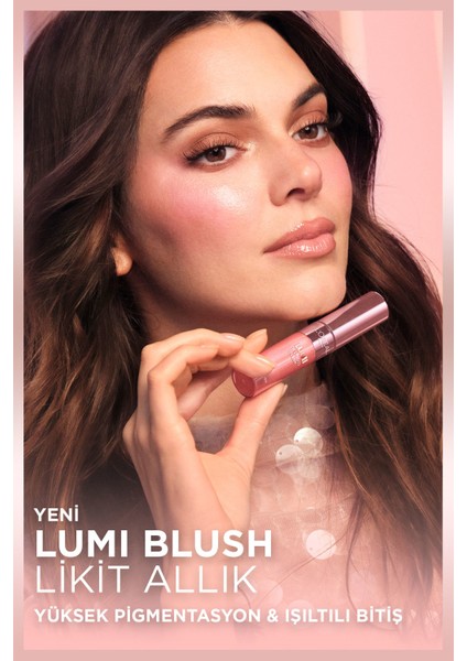 lumi Blush Likit Allık - 630 Glowy True Rose & Hediyeli Sünger ve Sünger Kabı fırsatları