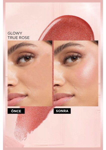 lumi Blush Likit Allık - 630 Glowy True Rose & Hediyeli Sünger ve Sünger Kabı indirimleri