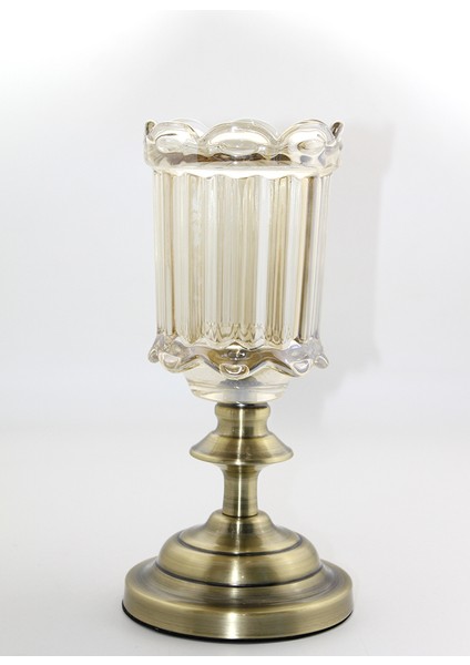 Cam Şamdan Tekli - Model 5