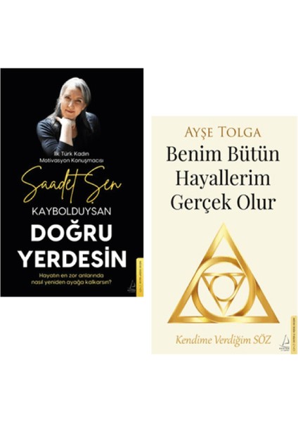 Alfa Kalem+Benim Bütün Hayal+Var Etmenin+Doğru Yerde+Dönüşümün 4 Kitap (Ayşe Tolga+Saadet Şen)Yeni fiyatları