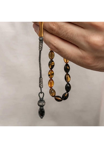 Hk Sıkma Kehribar Tesbih Gümüş Kazaz Püsküllü 1000 Ayar |gümüş Takı Hediyelik Ürünler modelleri