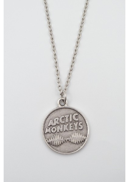 Arctic Monkeys Gümüş Kaplama Düz Zincir Kolye
