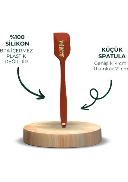 Yanmaz, Yapışmaz ve Çevre Dostu | Premıum Silikon Spatula & Kaşık Seti