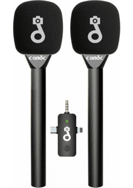 Çift Mikrofonlu Profosyonel Kaliteli Ses Kaydı Röportaj Mikrofonu modelleri