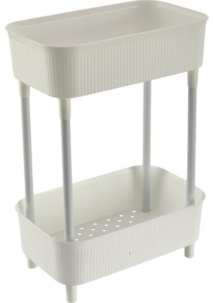 Iki Katlı Çok Amaçlı Tezgah Altı Raf ve Banyo Dolabı Düzenleyici Beyaz fırsatları