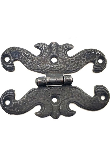 Antika Tarz Dekoratif Pirinç Menteşe - 63X45 Mm, Oksit