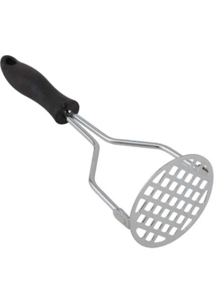 Plastik Saplı Delikli Metal Paslanmaz Patates Muz Yumurta Ezici Püre Yapıcı fırsatları