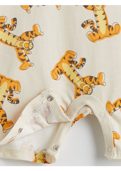 Yeni Sezon Winnie The Pooh Baskılı Erkek Bebek Penye Tulum modelleri