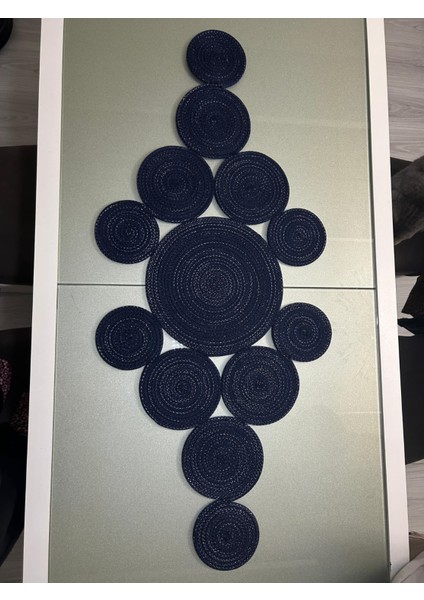 Lacivert Simli Runner 51CM*115CM fiyatları