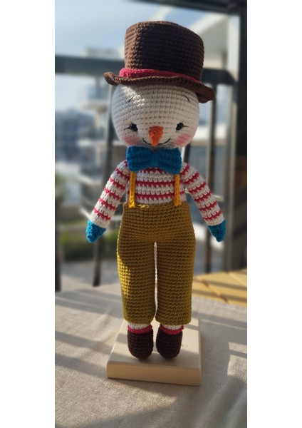 Labada Kardan Adam Organik Örgü Bebek 26CK