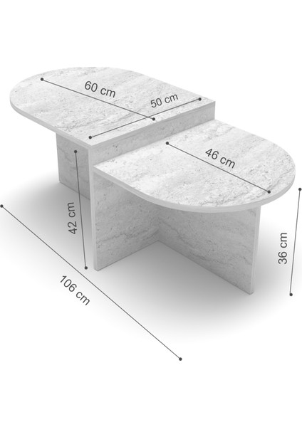 Tv Sehpası Ünitesi Tekli Orta Sehpa 3'Lü Zigon Sehpa Set Üç Ürün Atlantik Çam modelleri
