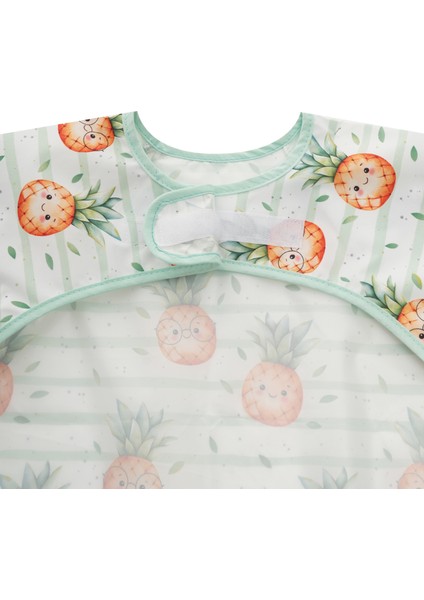Uzun Kollu Sıvı Geçirmez Bebek Önlüğü 6-24 Ay | Mama ve Aktivite Önlüğü-Pineapple fırsatları