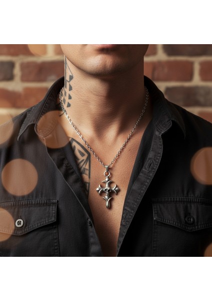 Kuru Kafa Haç Gümüş Kaplama Kolye Ucu fiyatları