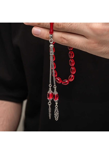 Hk Sıkma Kehribar Tesbih Gümüş Püskül |gümüş Takı Hediyelik Ürünler modelleri